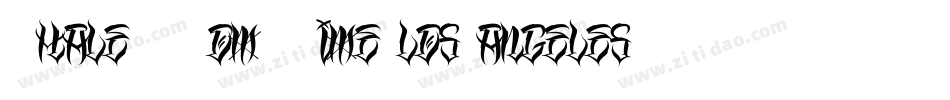 Chalet Comprime Los Angeles字体转换